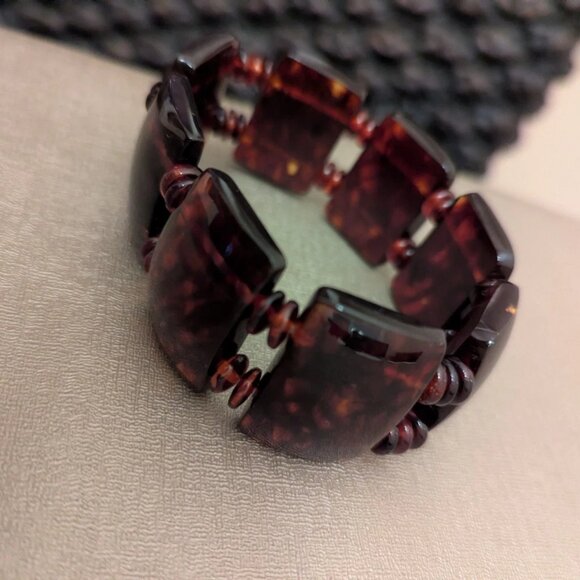 Jay King Amber Stretch Bracelet - New item, never worn - Picture 2 of 5